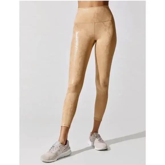 NWT Carbon38 Metallic Snake High Rise 7/8 Legging - Picture 4 of 12